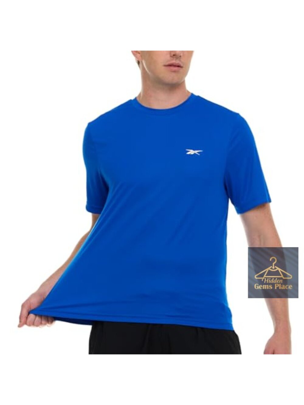 Men's UPF 50+ Sun Protection Rash Guard Short Sleeve Swim Shirt Quick-Dry